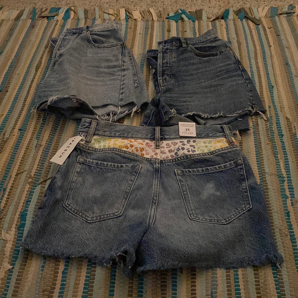 Pacsun High Rise Icon Shorts